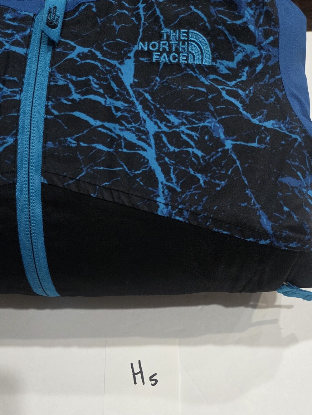 The North Face Kids Blue & Black Insulated Hooded Jacket Sz.3T - Picture 10 of 10